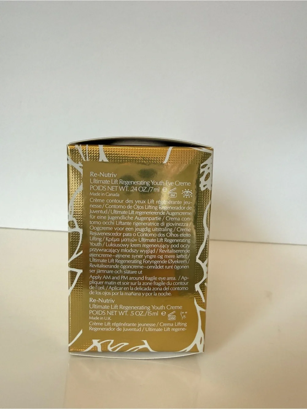 NIB Estee Lauder 3-Pc Re-Nutriv Ultimate Lift Regenerating Youth Travel Set - Picture 6 of 7
